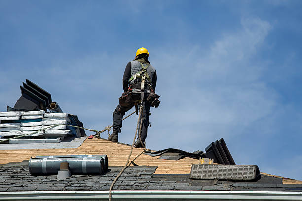 Professional Gutter Installation technician working in Dawson Springs, KY